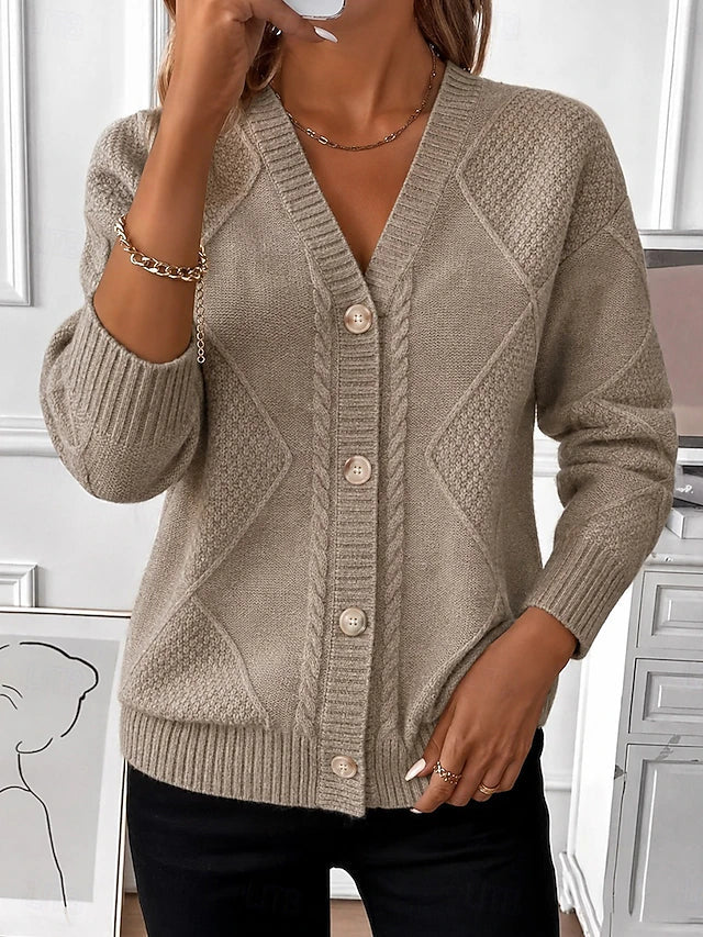 Nellie – Vintage Cable Knit Cardigan