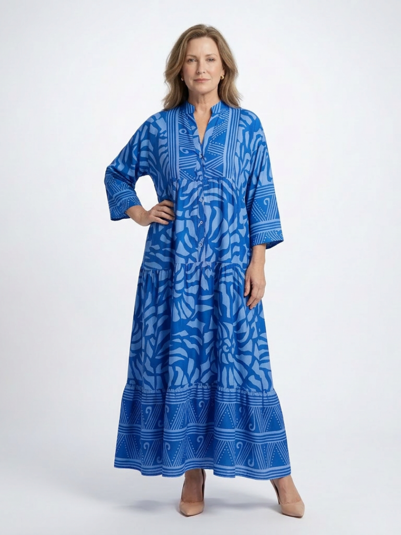 Mariel - Button-Front Midi Dress