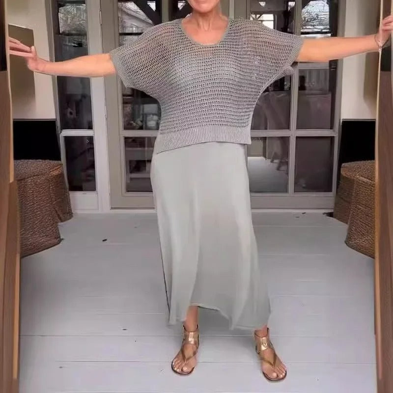 Elia – Lightweight Openwork Summer Set