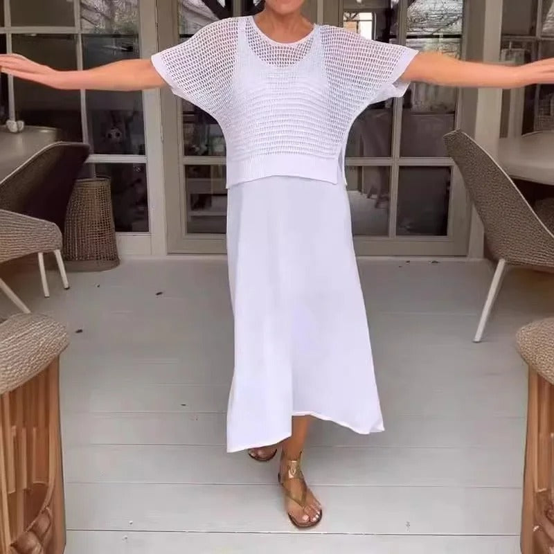 Elia – Lightweight Openwork Summer Set