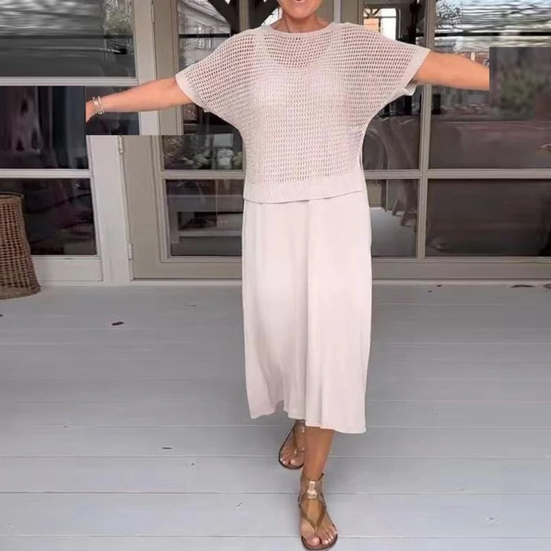 Elia – Lightweight Openwork Summer Set