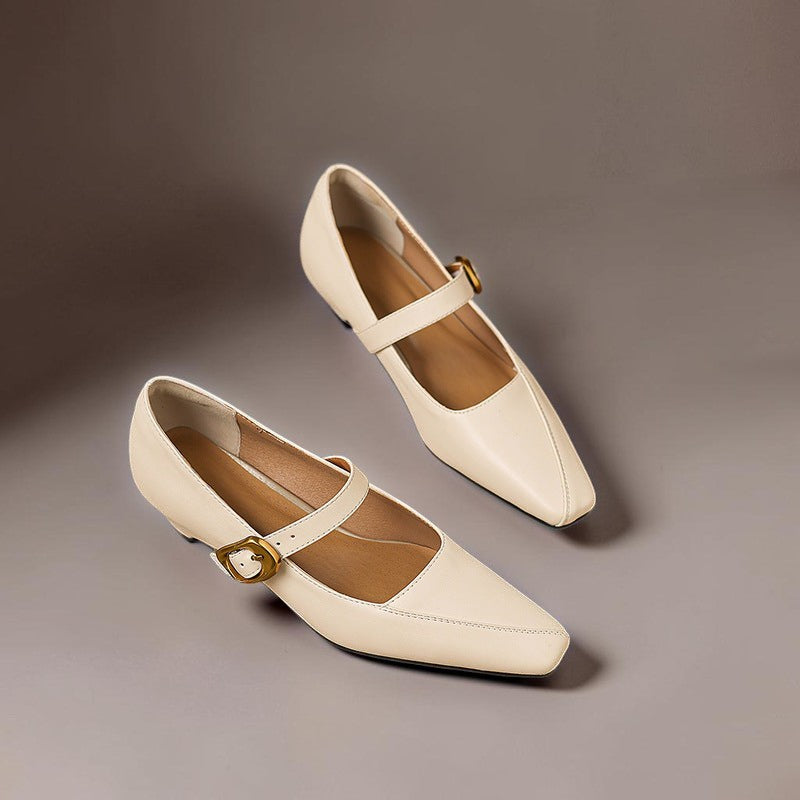 Nola - Paneled Mary Jane Heel