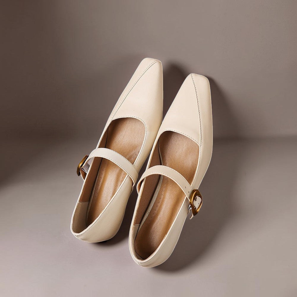 Nola - Paneled Mary Jane Heel