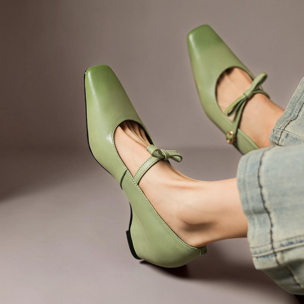 Ruthie - Bow-Strap Mary Jane Pump