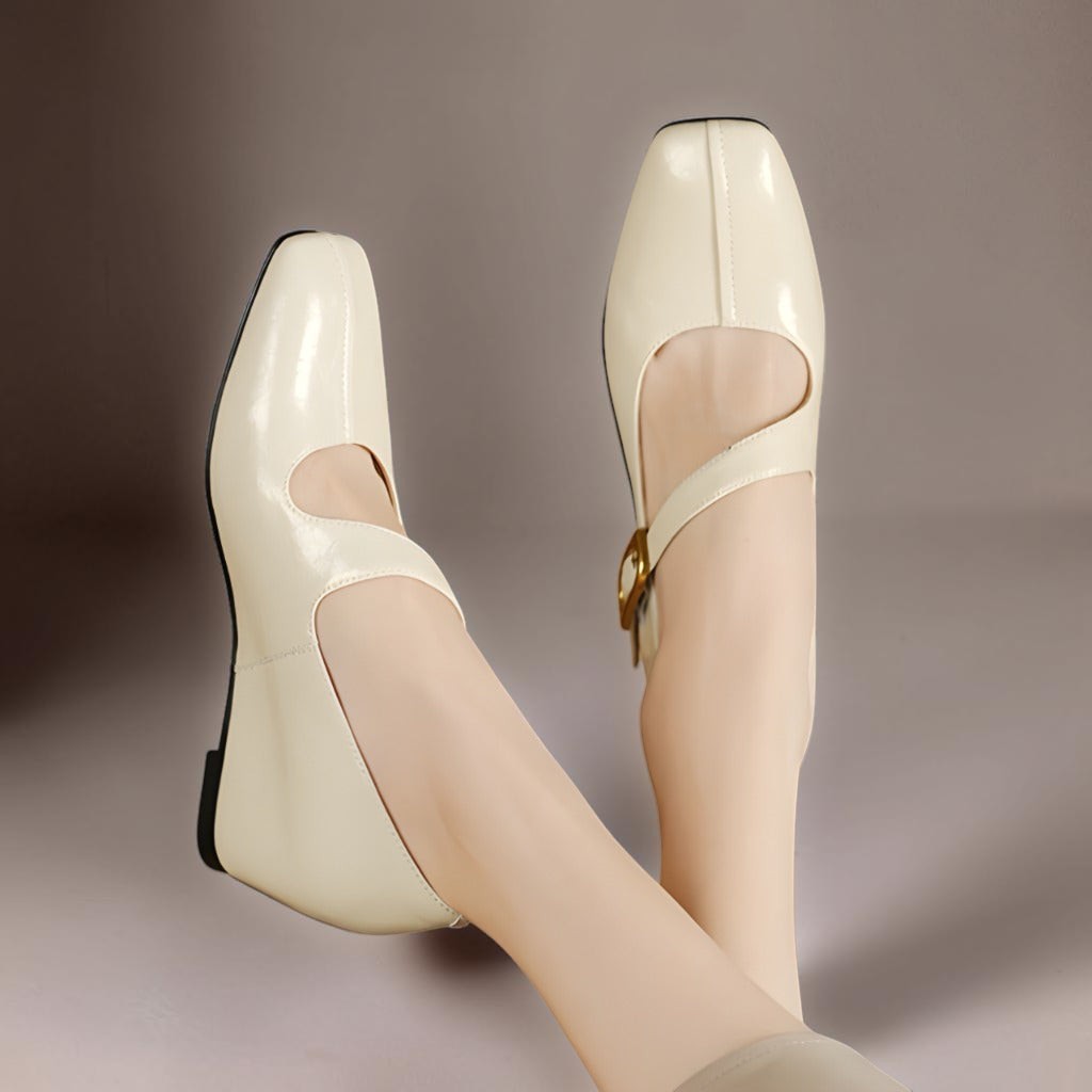 Iliana - Genuine Leather Mary Jane Heels