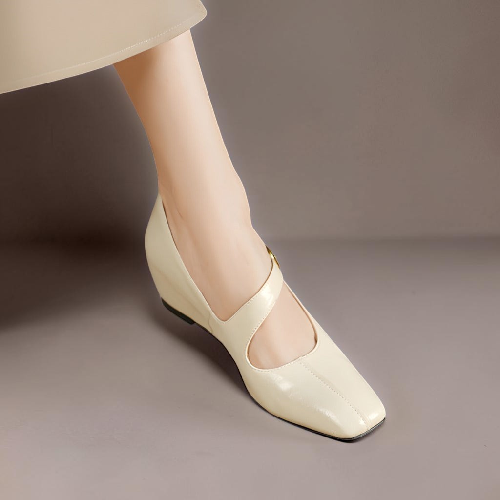 Iliana - Genuine Leather Mary Jane Heels