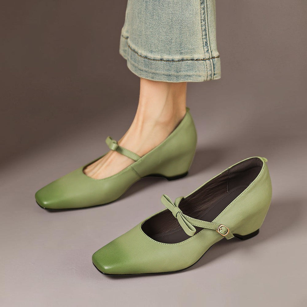 Ruthie - Bow-Strap Mary Jane Pump