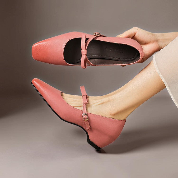 Ruthie - Bow-Strap Mary Jane Pump