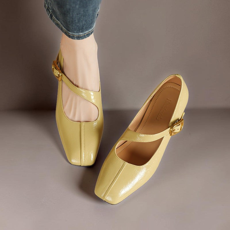 Iliana - Genuine Leather Mary Jane Heels