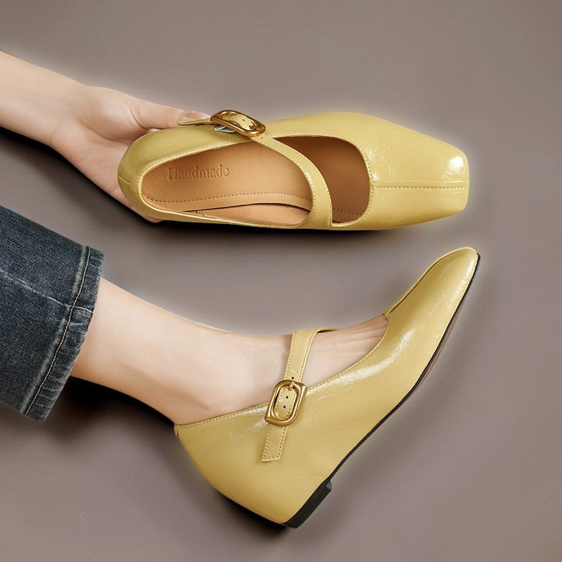 Iliana - Genuine Leather Mary Jane Heels