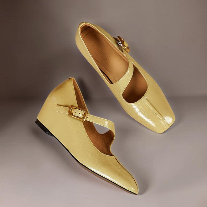 Iliana - Genuine Leather Mary Jane Heels