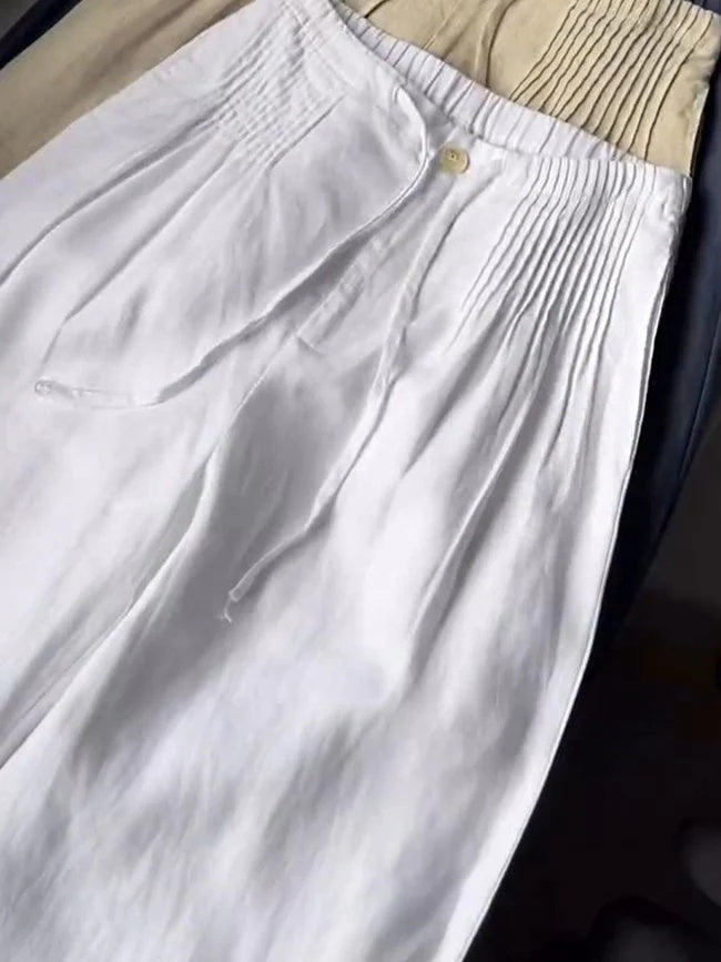 Kat – Breathable Linen Blend Summer Trousers