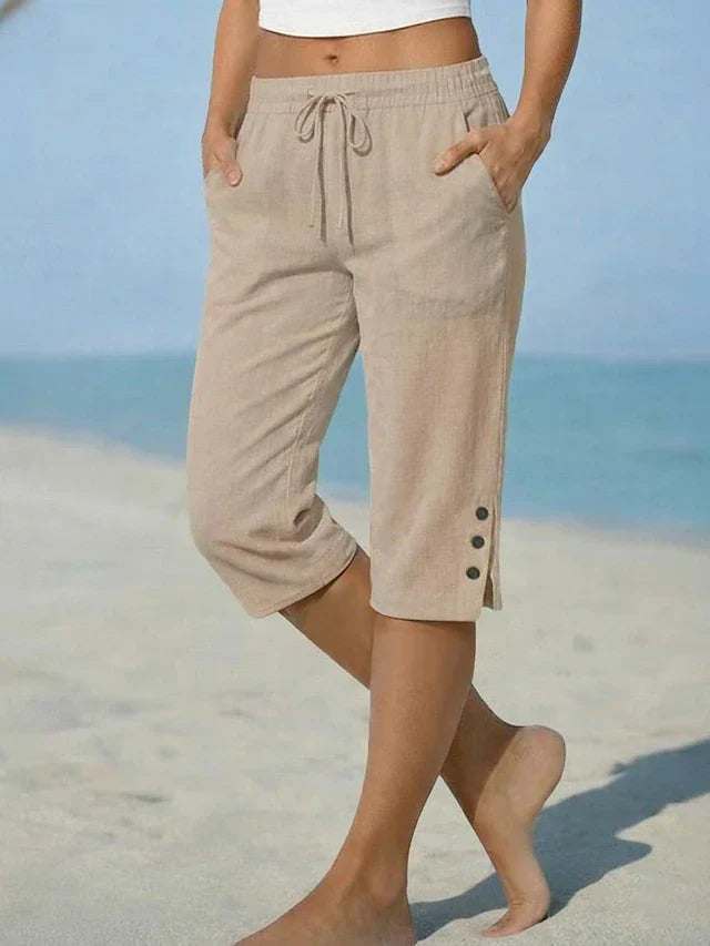 Belia - Calf-Length Capri Pants
