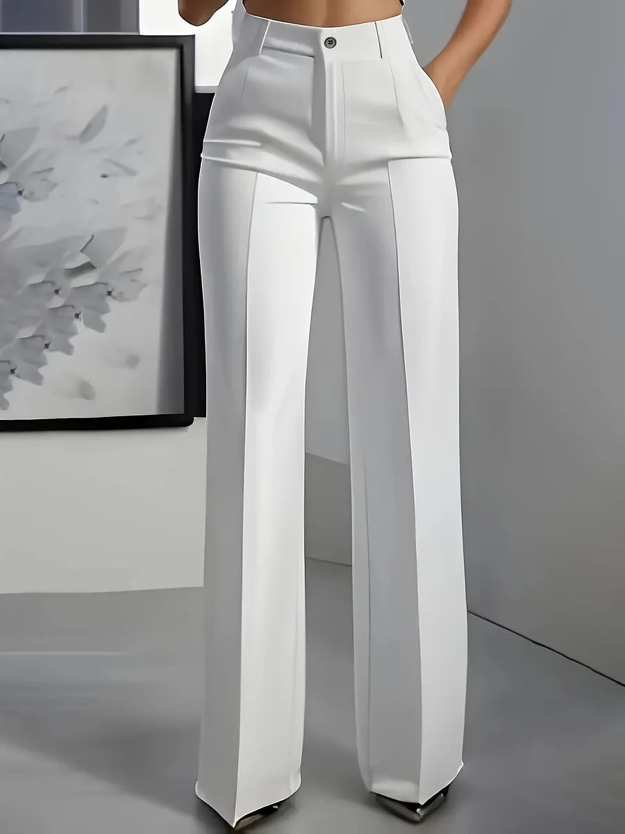 Harrah – High-Waisted Tailored Pants