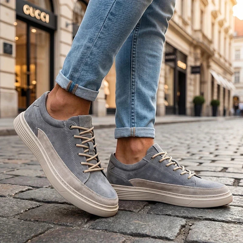 Matty - Suede Cushioned Casual Sneakers