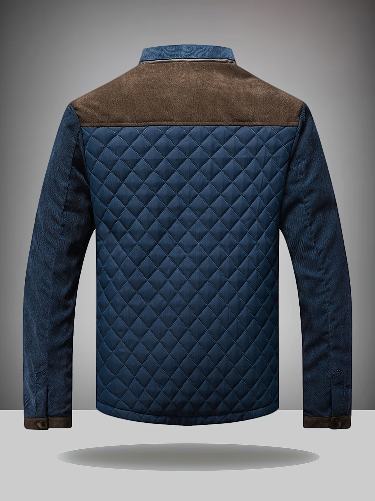 Wyatt - Quilted Stand Collar Jacket