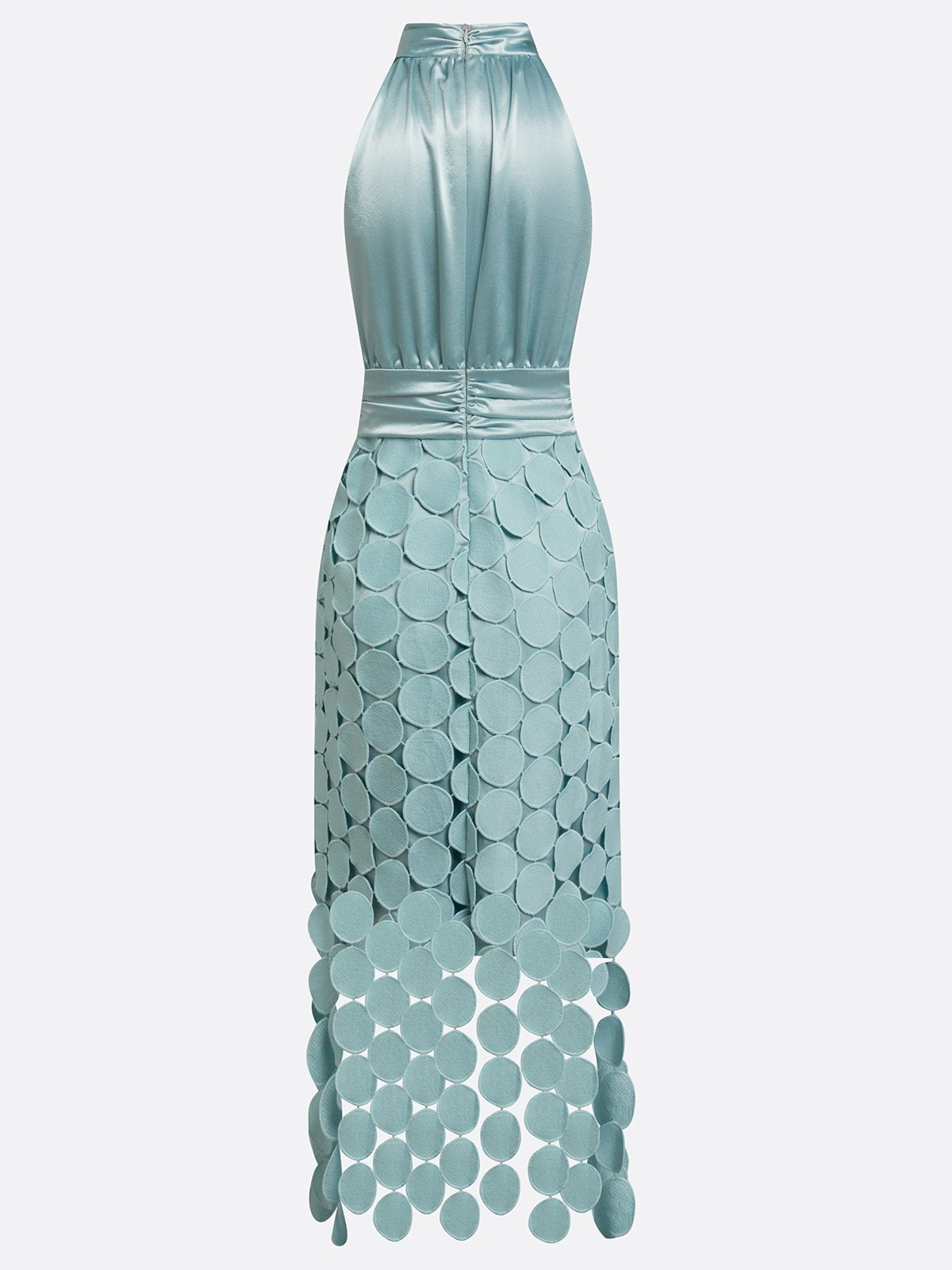 Amanda - Elegant Halter Midi Dress