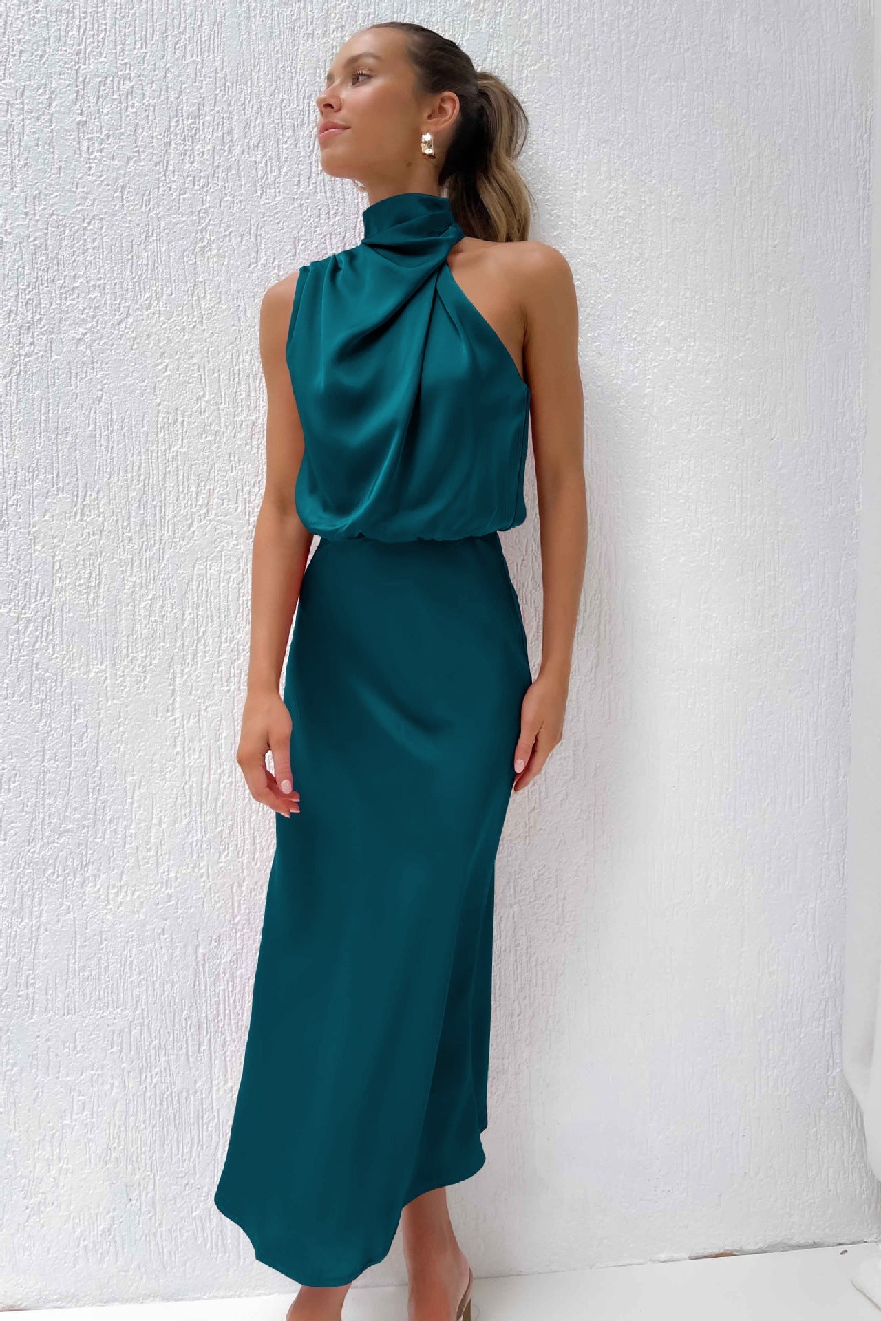 Anna - Quentin Dress Sahara Draped