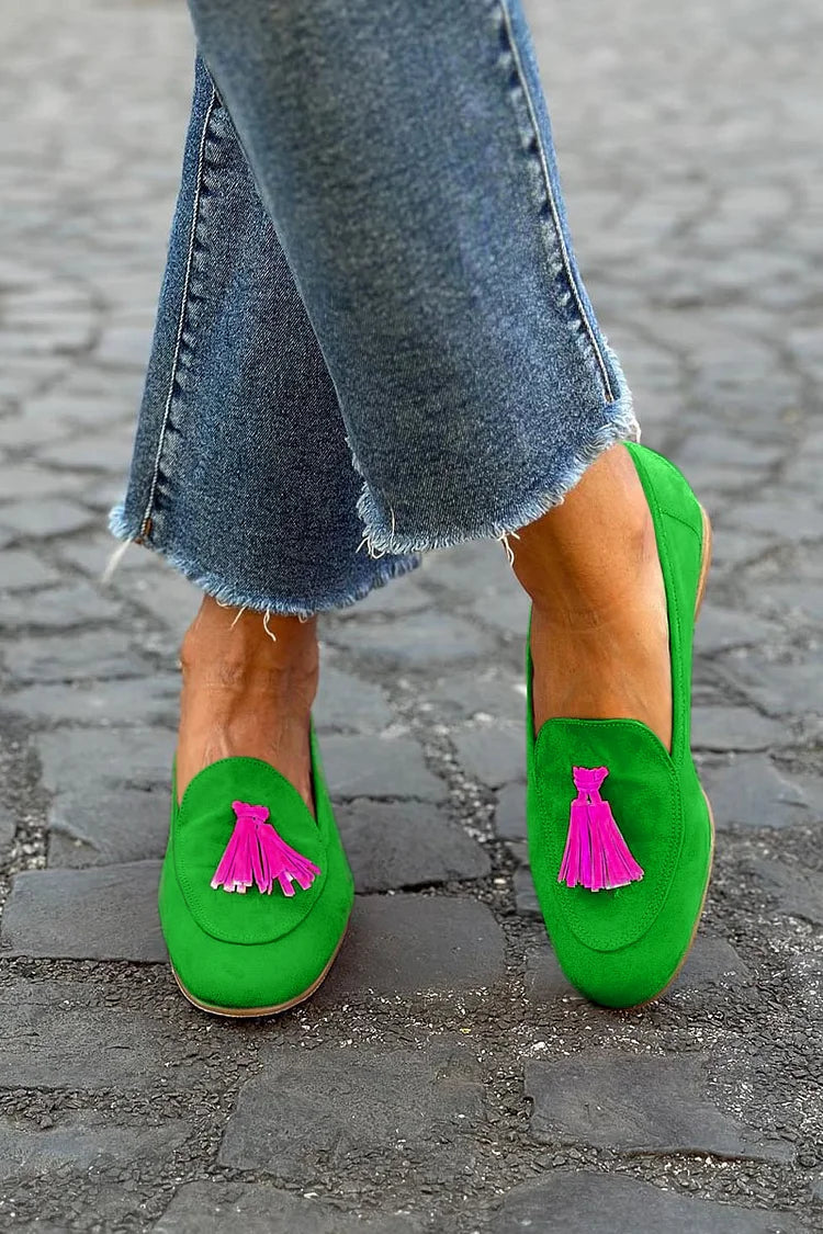 Vina – Casual Loafers with Tassel