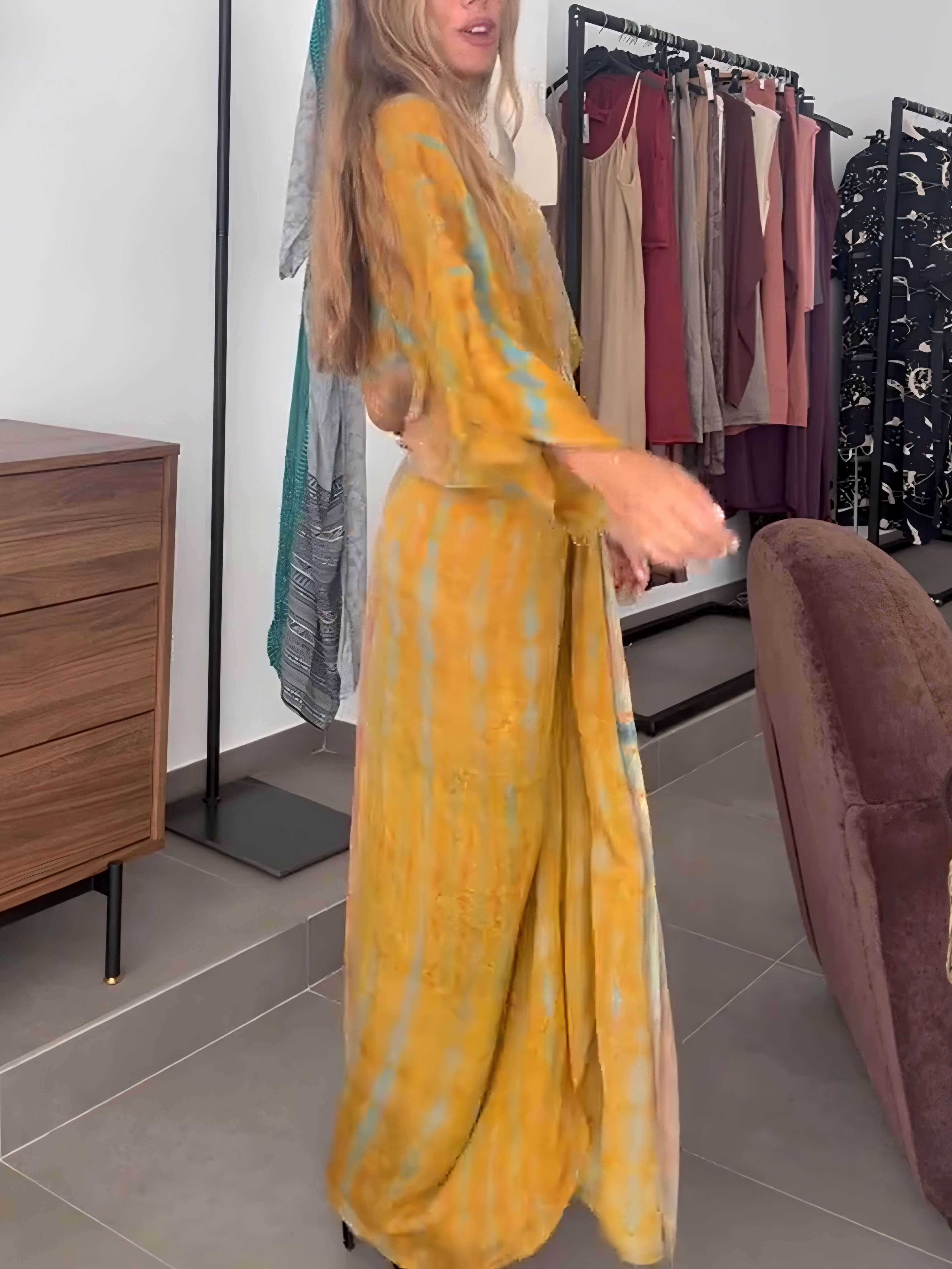 Loisa - Kimono Style Floral Dress