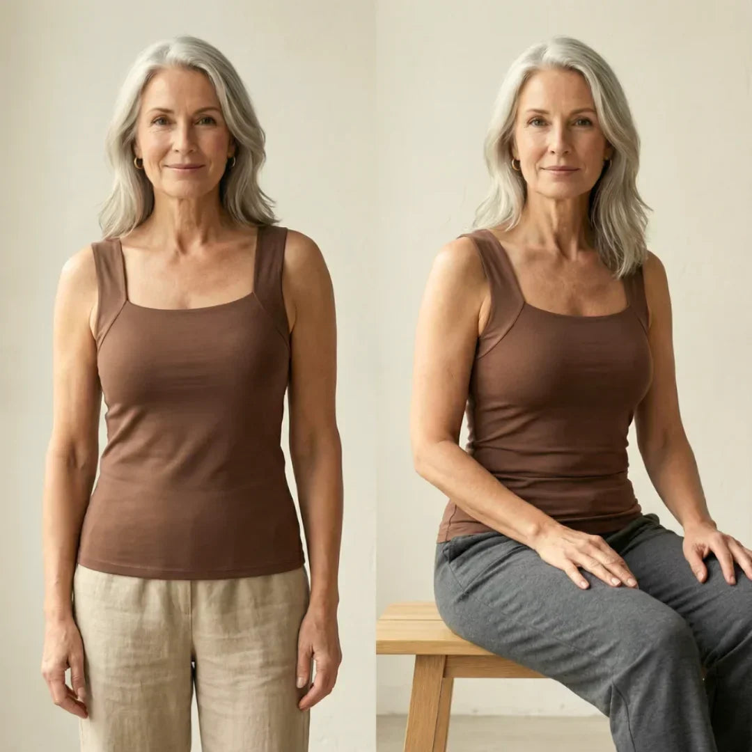 Rosanna - Built-In Comfort Bra Tank Top