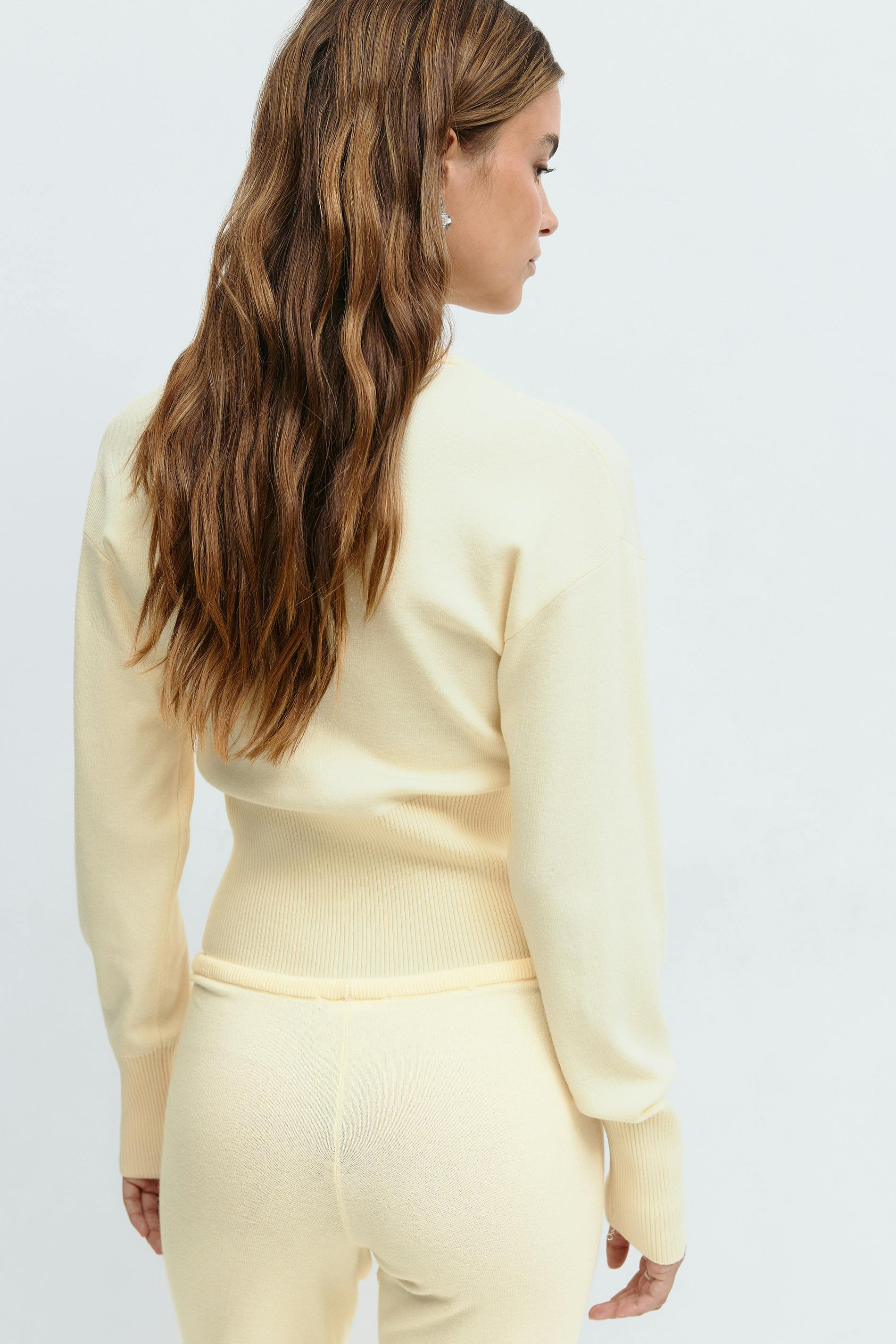 Lavinia – Sculpted Knit Top and High Waist Lounge Pants