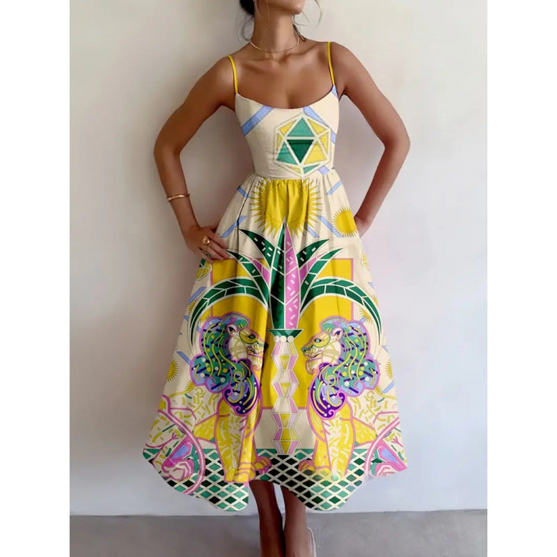 Zania - Sun Temple Midi Dress