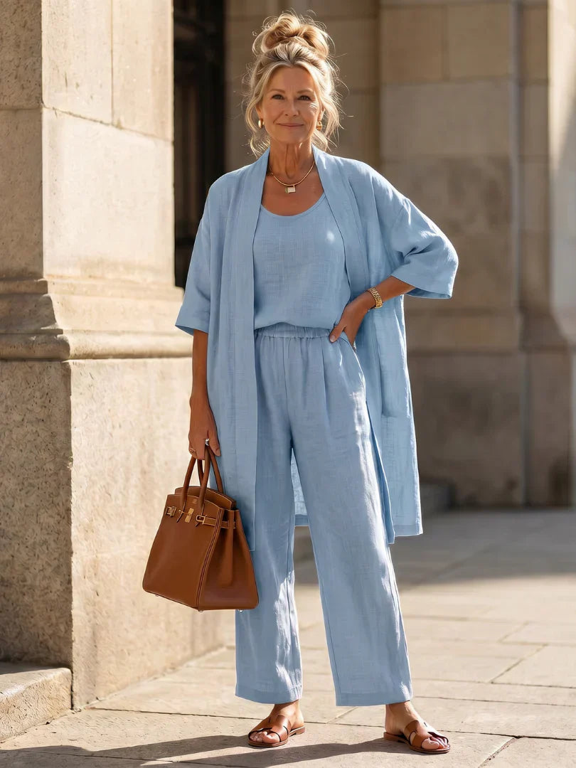 Everly - Lightweight Linen Blend Set