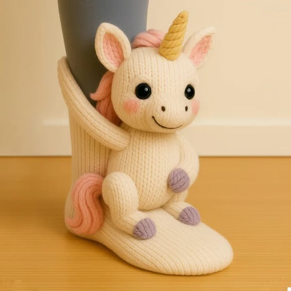 Allison – Ultra Soft Animal Plush Socks
