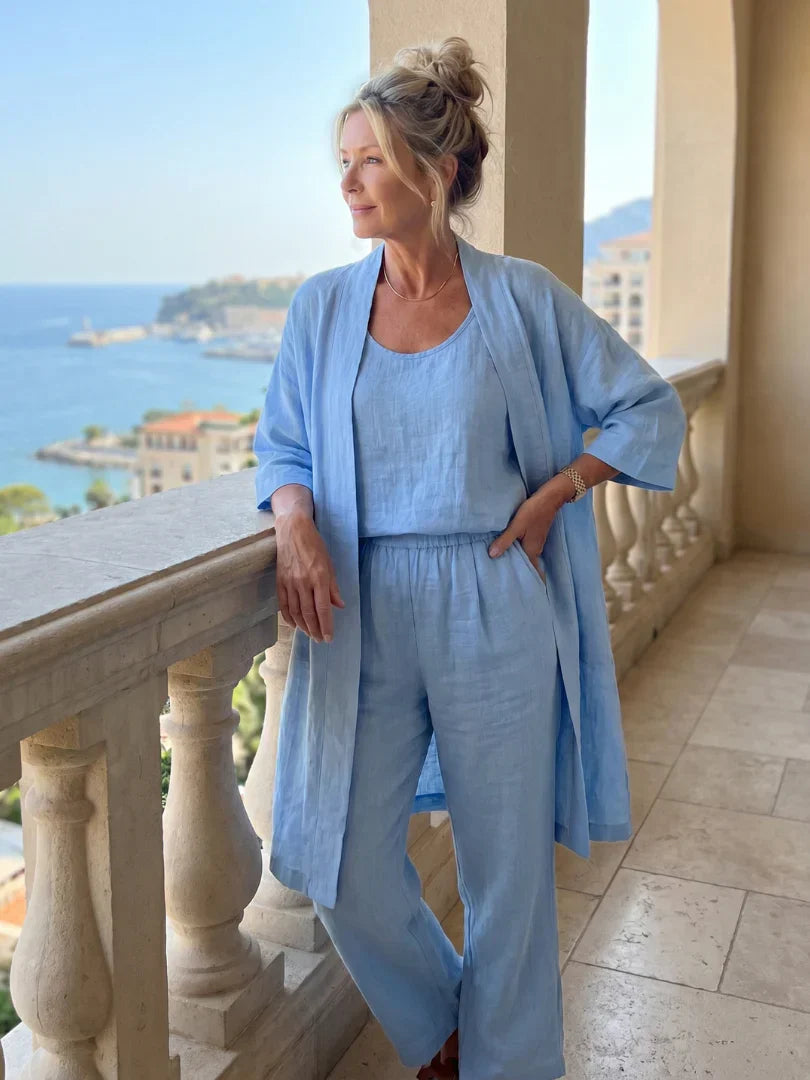Everly - Lightweight Linen Blend Set
