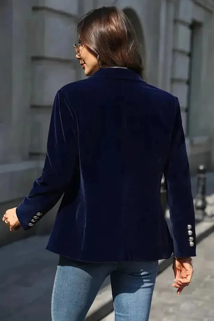 Lia – Velvet Tailored Blazer