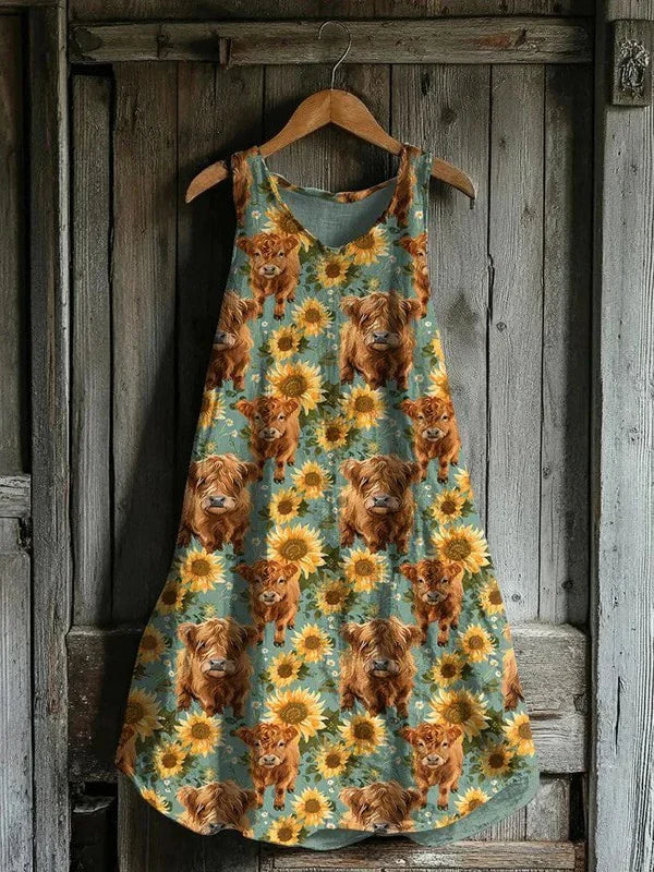 Skye – Countryside Print Dress