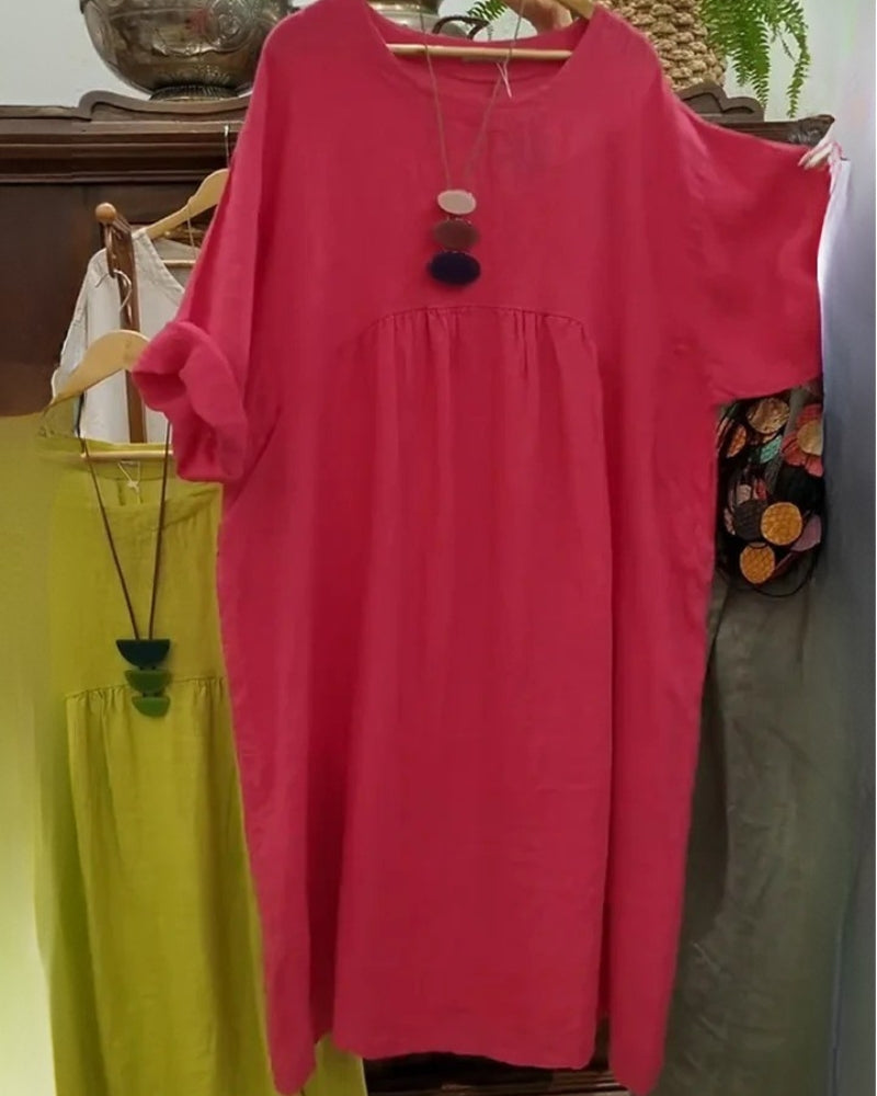 Roxy – Cotton and Linen Dress for Warm Days