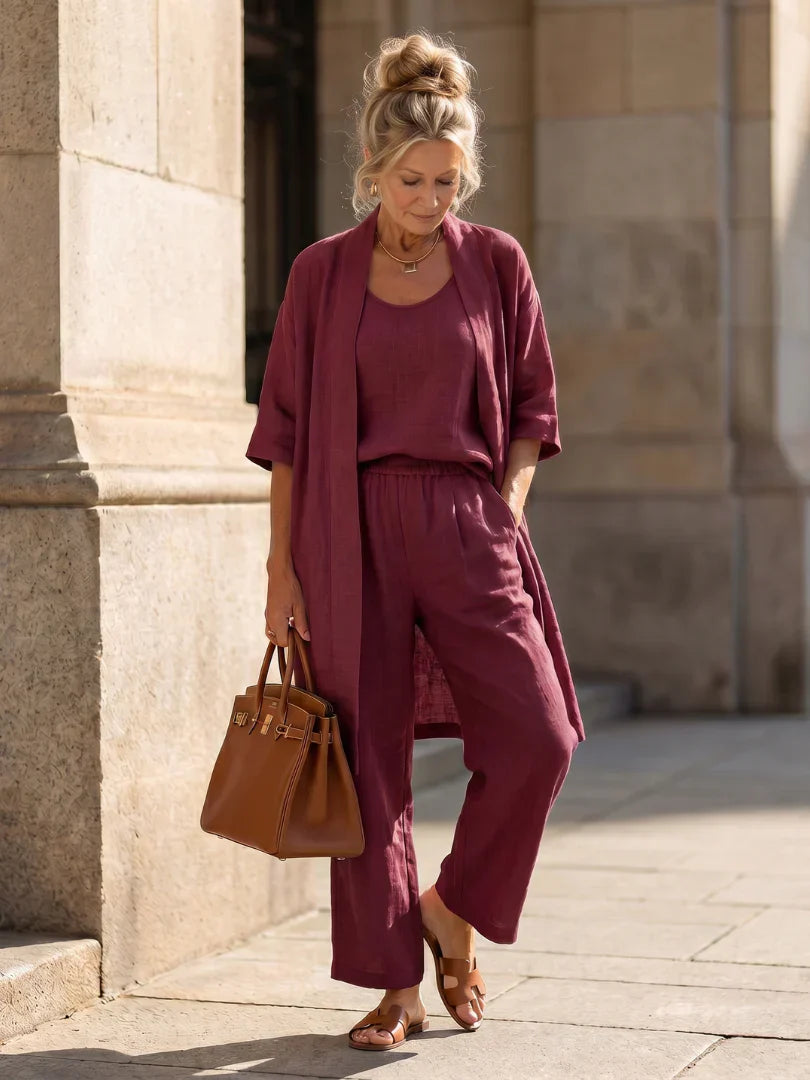 Everly - Lightweight Linen Blend Set