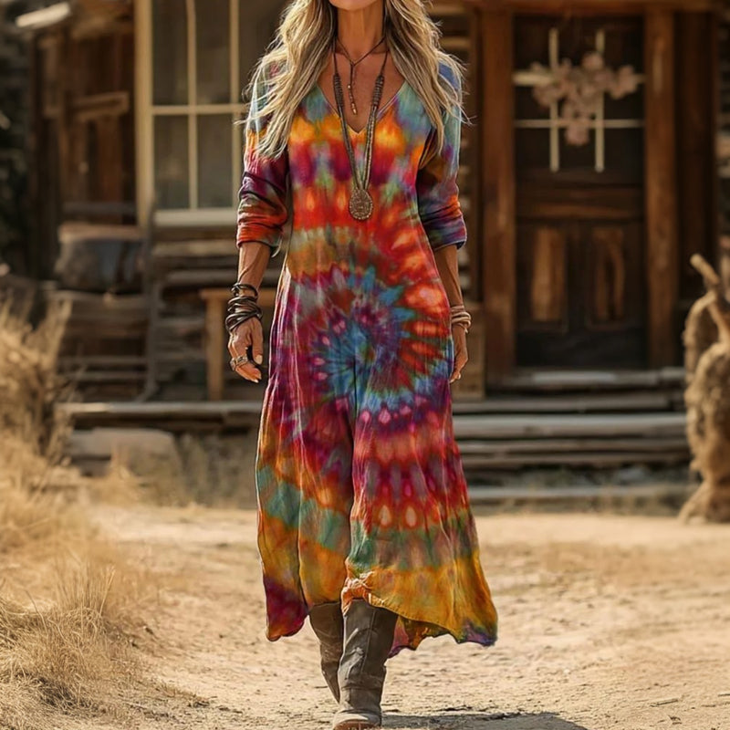 Zoe - Bohemian Flowy Everyday Elegance Dress