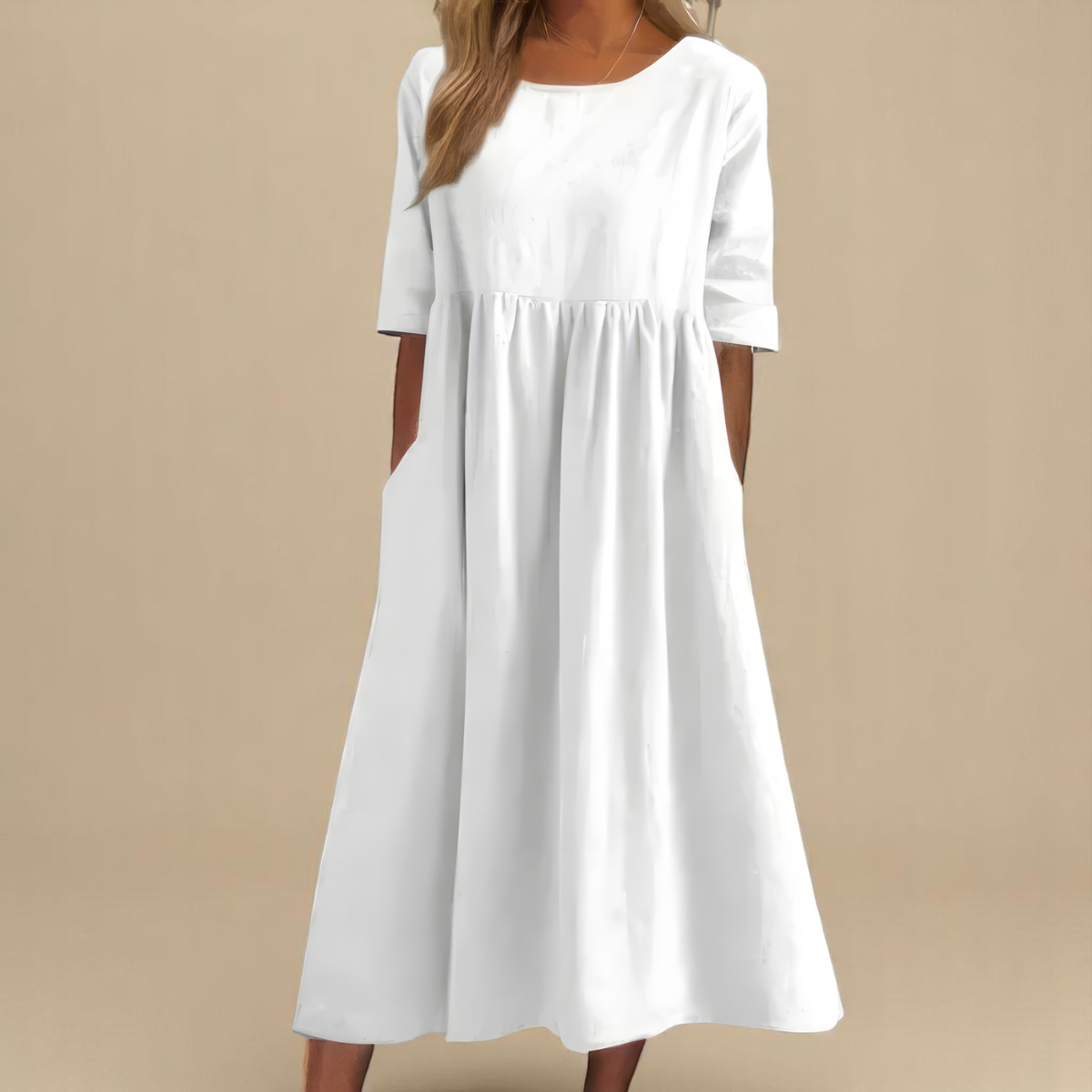 Rica – Flattering Cotton Dress for Everyday Wear