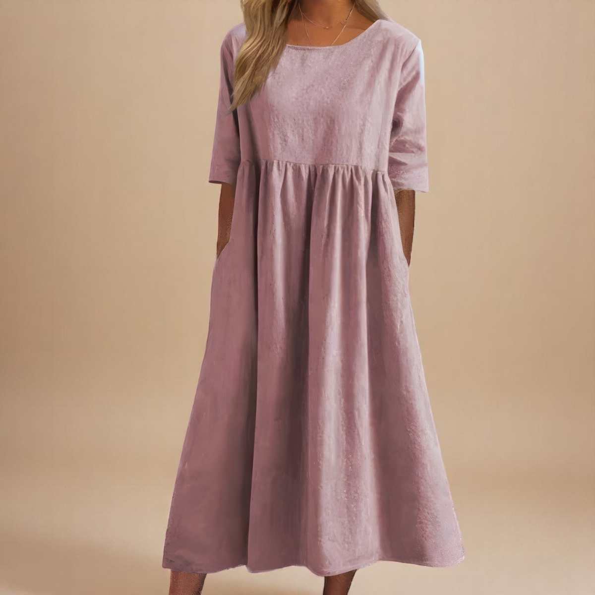 Rica – Flattering Cotton Dress for Everyday Wear