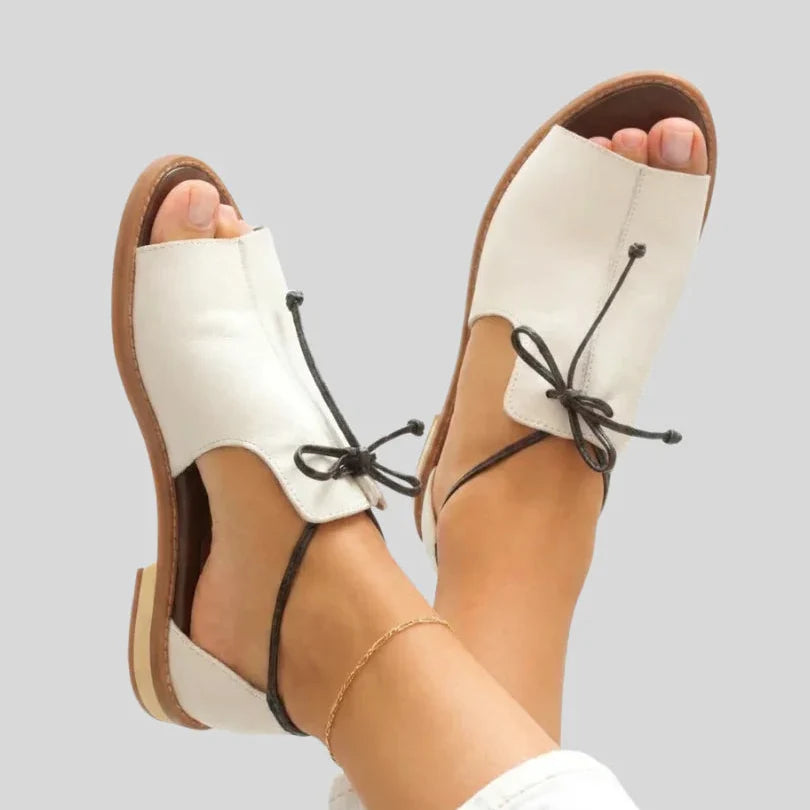 Edna - Adjustable Lace-Up Sandals