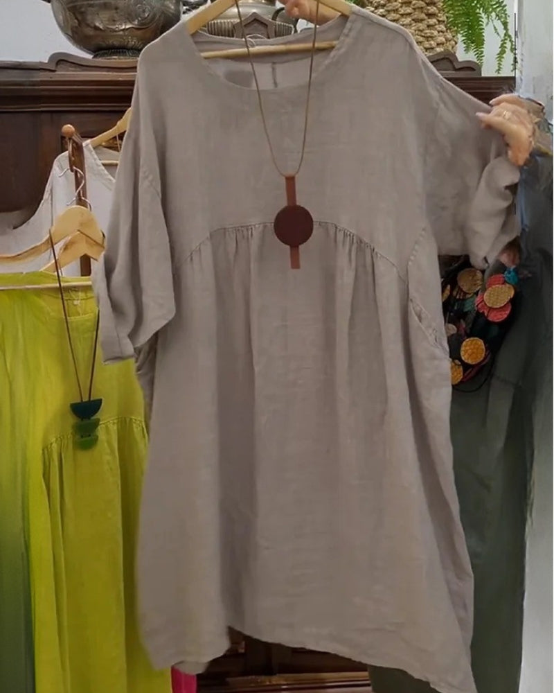 Roxy – Cotton and Linen Dress for Warm Days