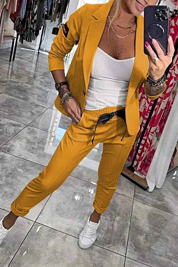 Izabela - Relaxed Blazer and Jogger Set