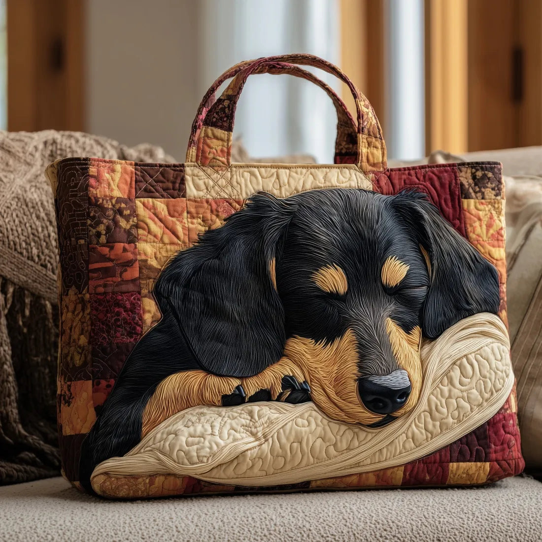 Tilly – Dachshund Handmade Tote Bag