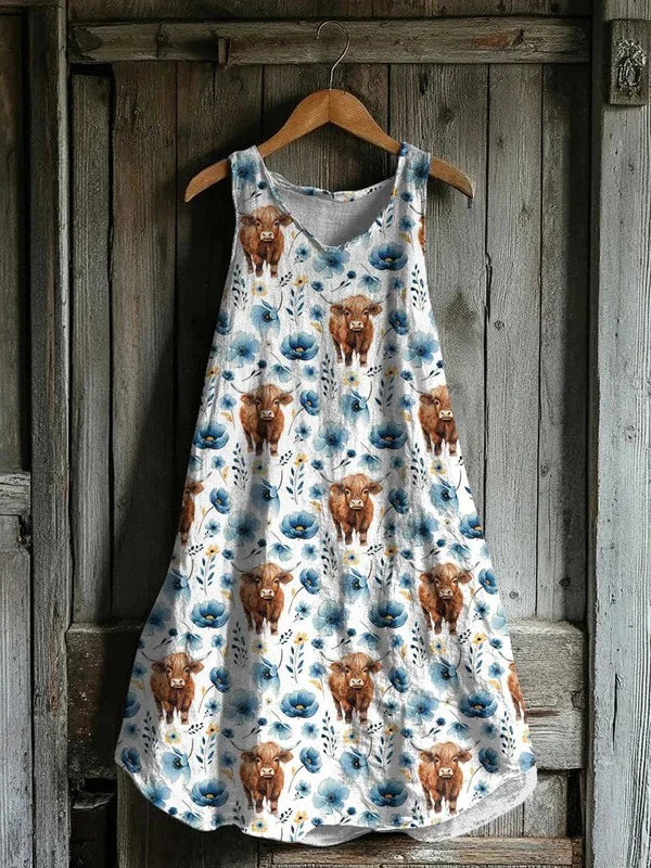 Gina – Dress with Cow
