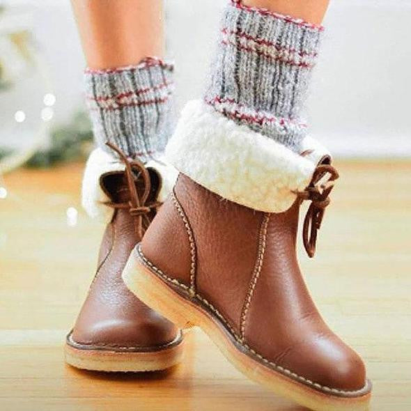 Corinne – Orthopedic Wool-Lined Boots