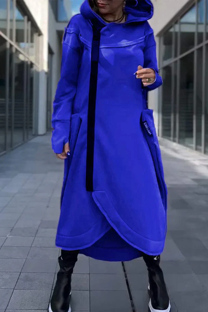 Rania - Long Jacket with Zipper
