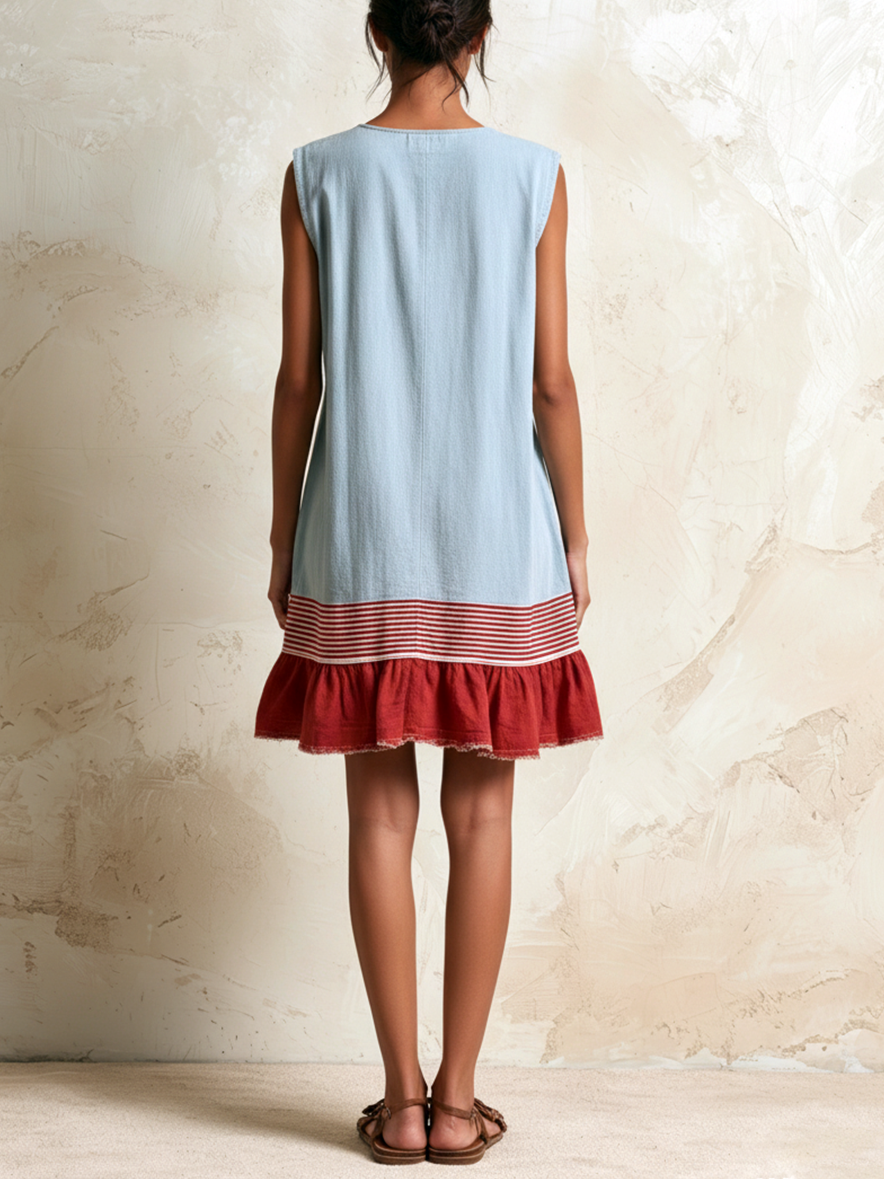 Shona - Ruffle Hem Tunic Dress