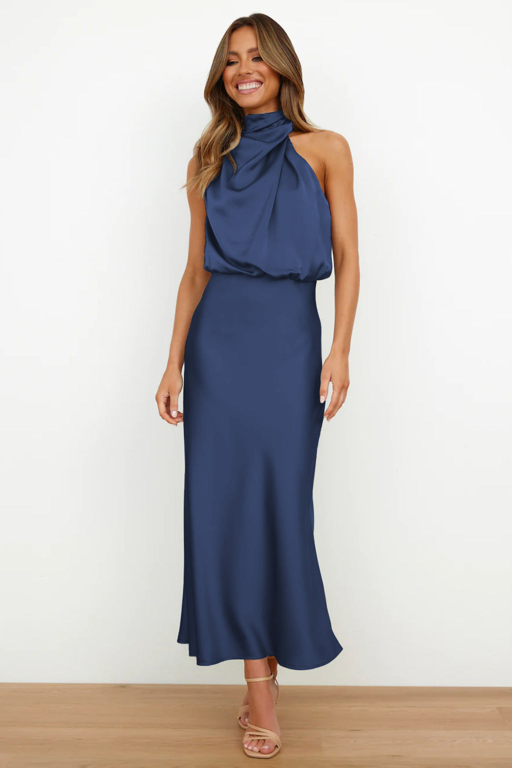 Anna - Quentin Dress Sahara Draped