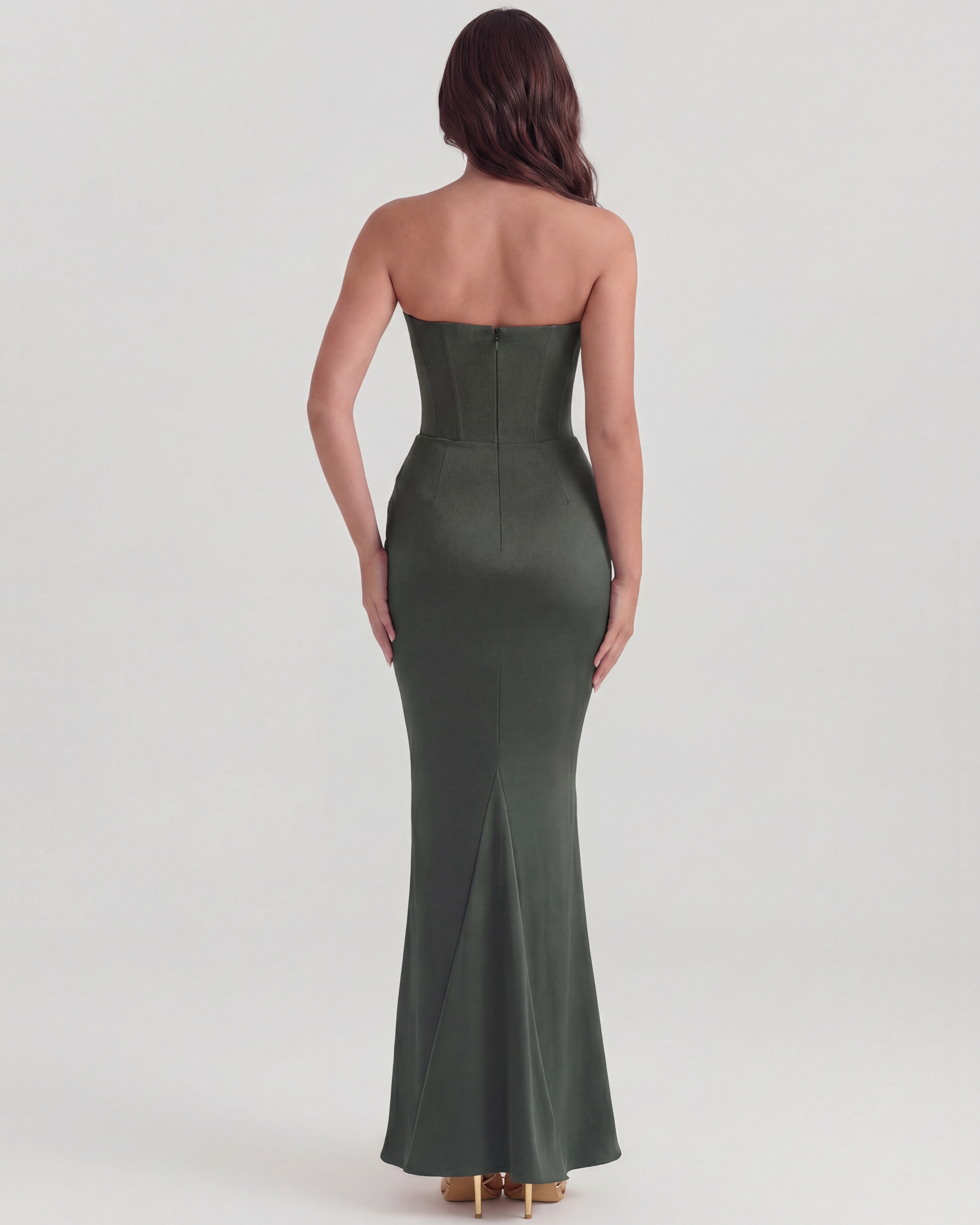 Yona - Elegant Corset Maxi Dress