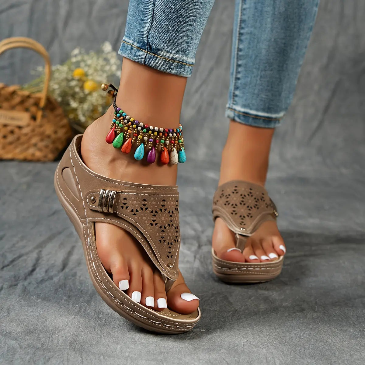 Morrie – Wedge Toe Sandals for Women