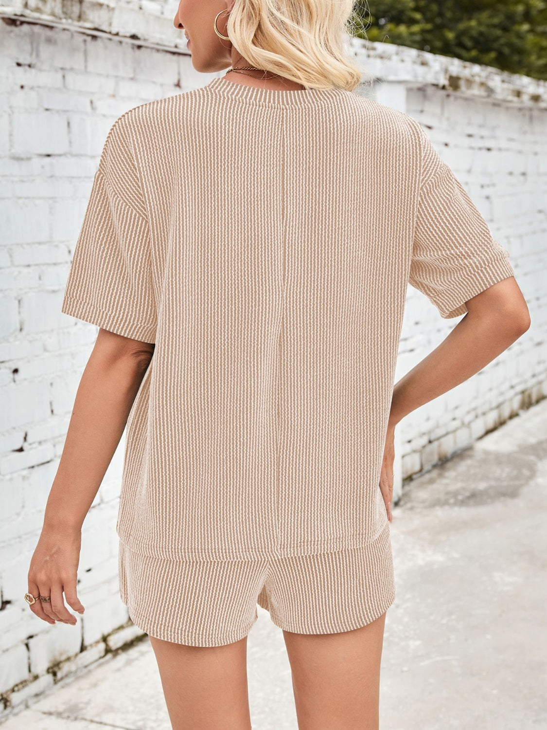 Tasha – Comfortable Ribbed Loungewear Set