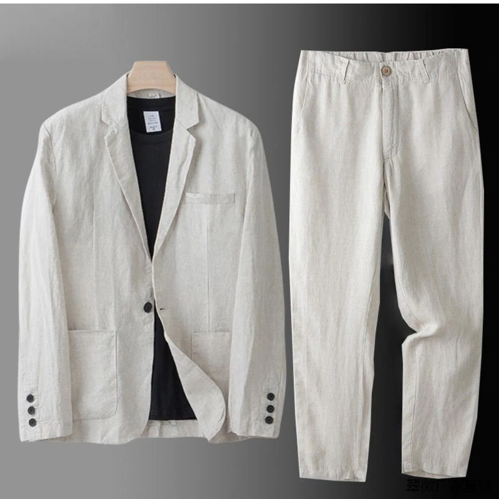 Elias – Lightweight Linen Set for Refined Summer Style
